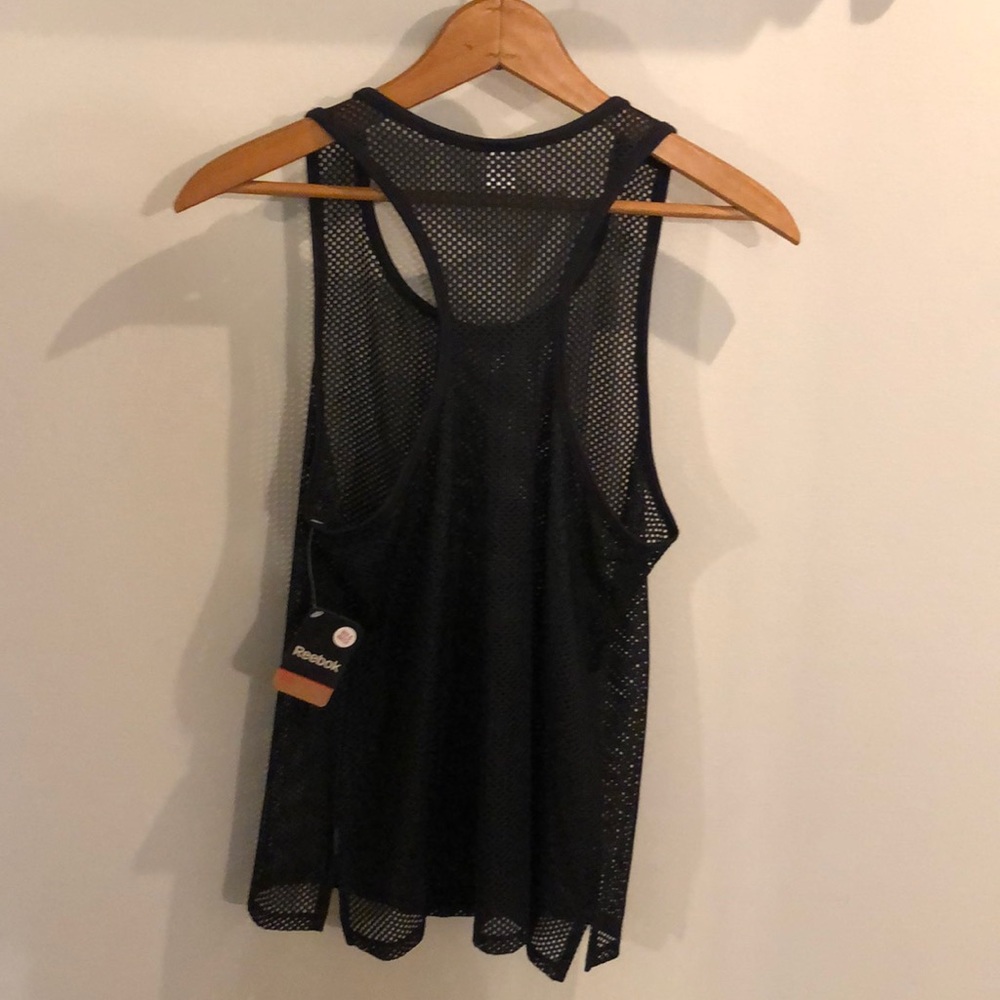 NWT Reebok Mesh Black Racerback ActiveTank Size S - Picture 7 of 7